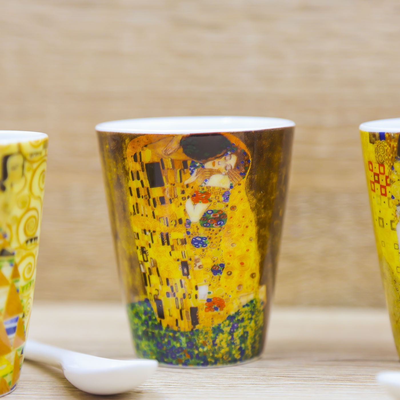 Set 4 Tazze Caffè Klimt Enesco