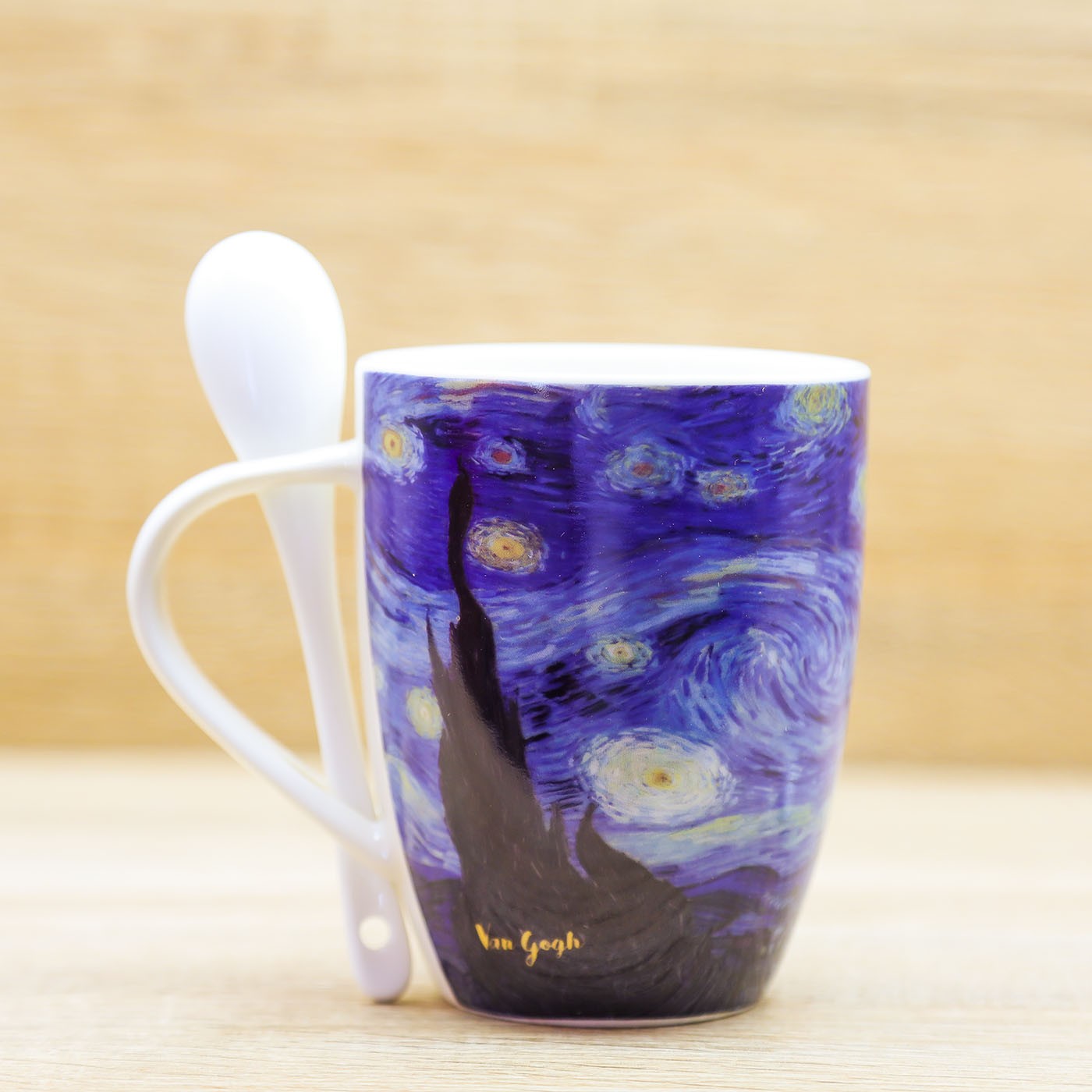 Tazza con Cucchiaio "La Notte Stellata" Van Gogh Enesco