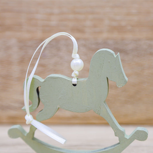 Cavallo a Dondolo Verde Beccalli for Life