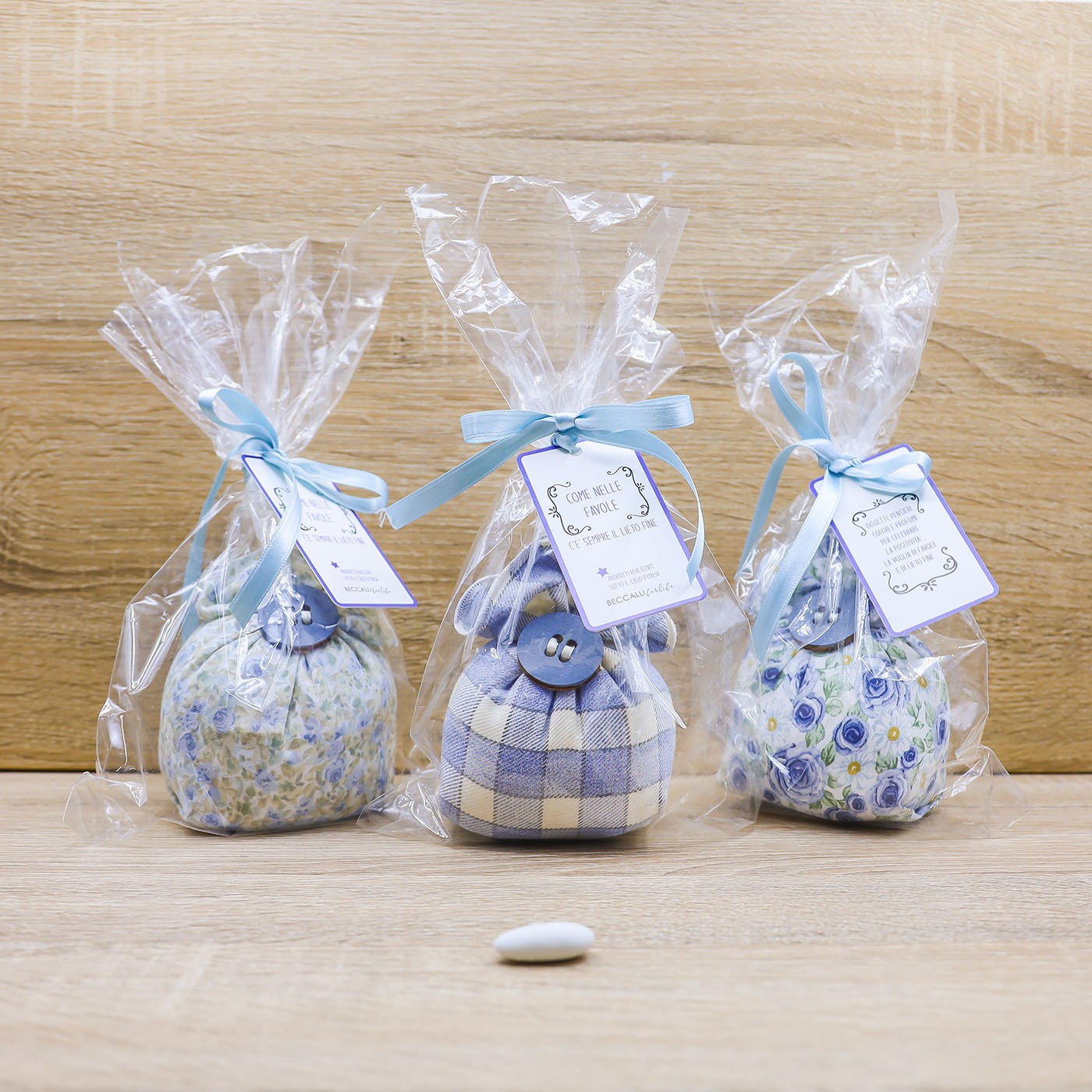 Sacchetto con decori Tartan e Sali Profumati Beccalli for Life