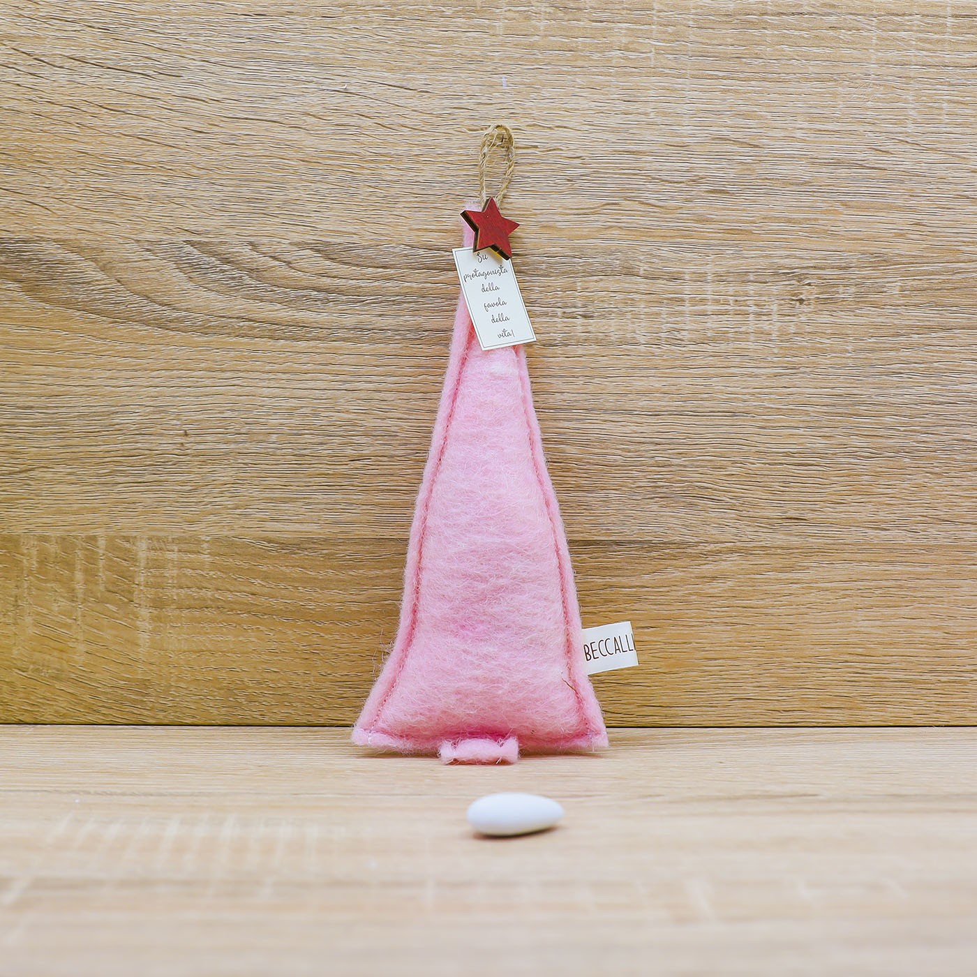 Abete Emozionale Rosa, Sali Profumati e Sacchetto con Rose Beccalli for Life