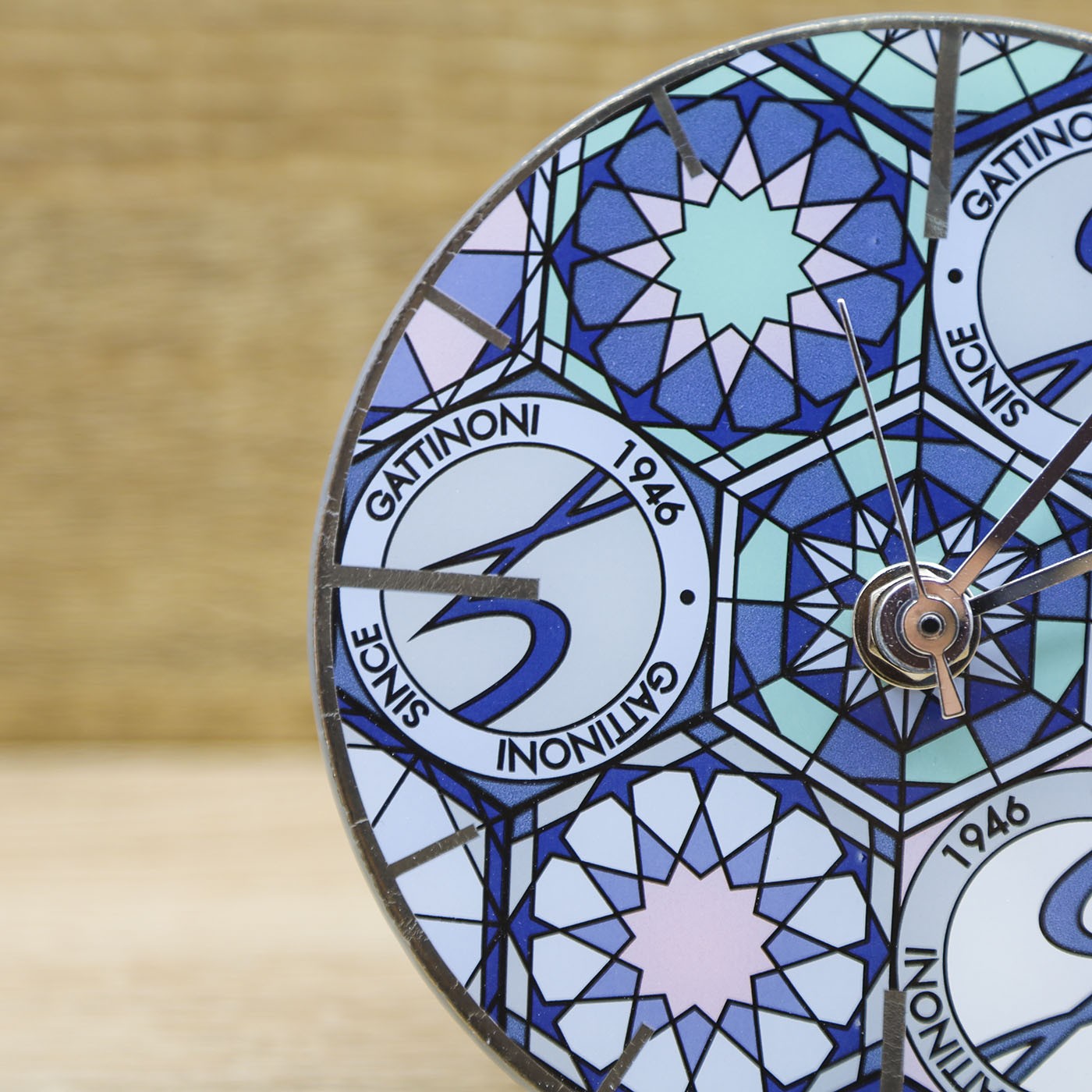 Orologio con Decori Blu Gattinoni