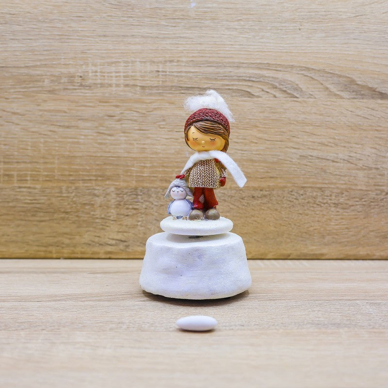Carillon Bimba con Pinguino Mandorle by Paben