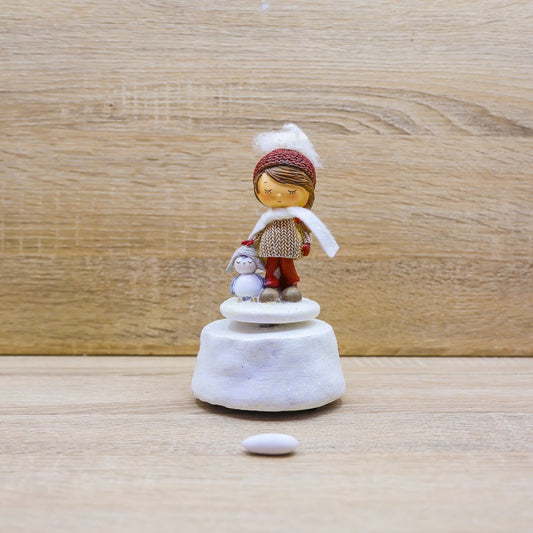 Carillon Bimba con Pinguino Mandorle by Paben