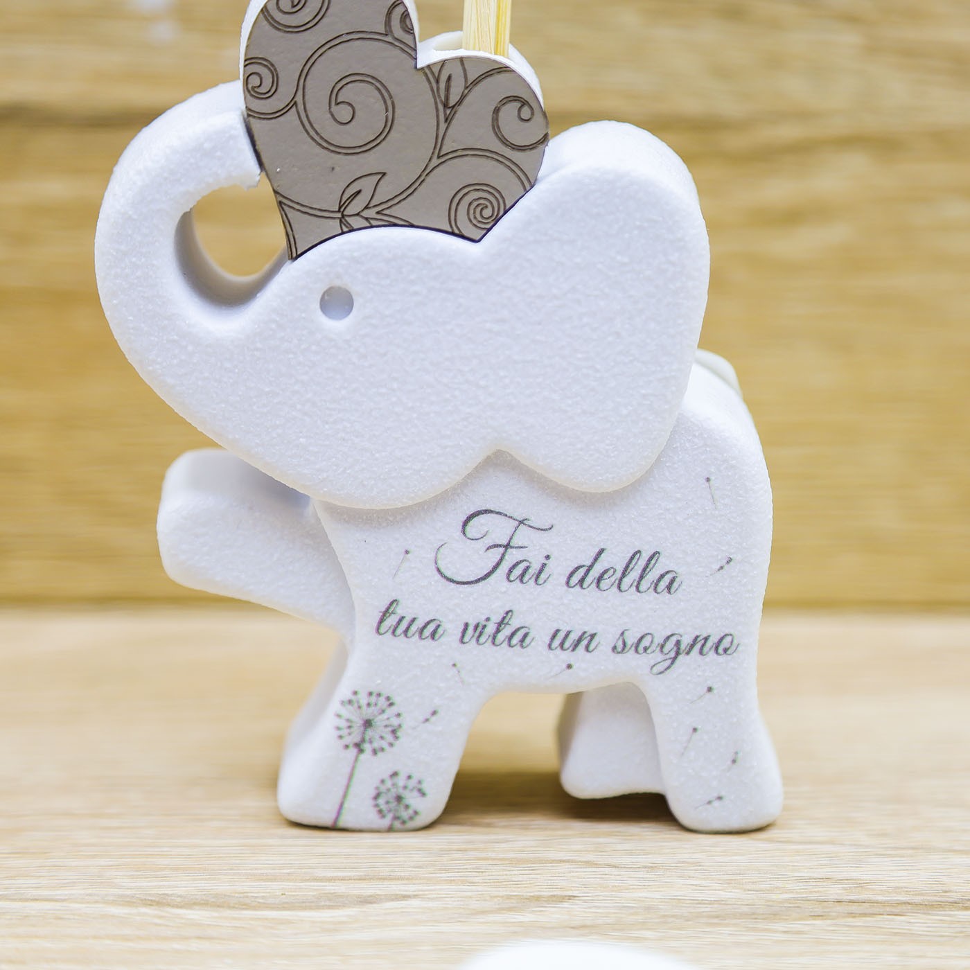 Profumatore Elefante con Cuore "Sogno" Linea Arianna Dolcicose