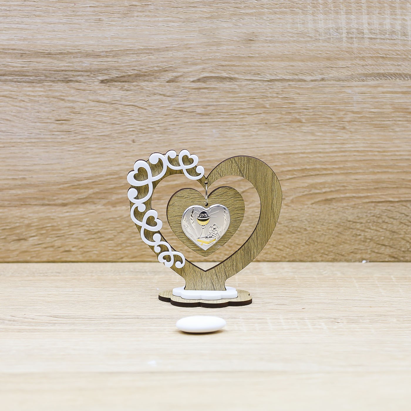 Icona Piccola con Cuore Argento Calice Debora Carlucci