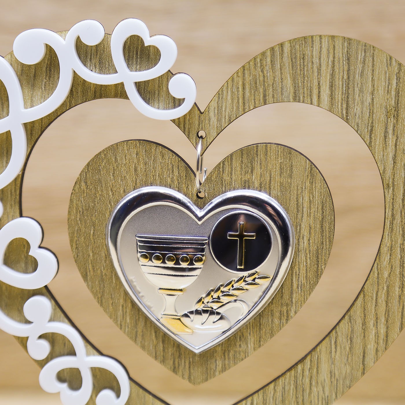 Icona Media Cuore Argento Calice Debora Carlucci