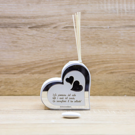 Profumatore Cuore con Frase Debora Carlucci