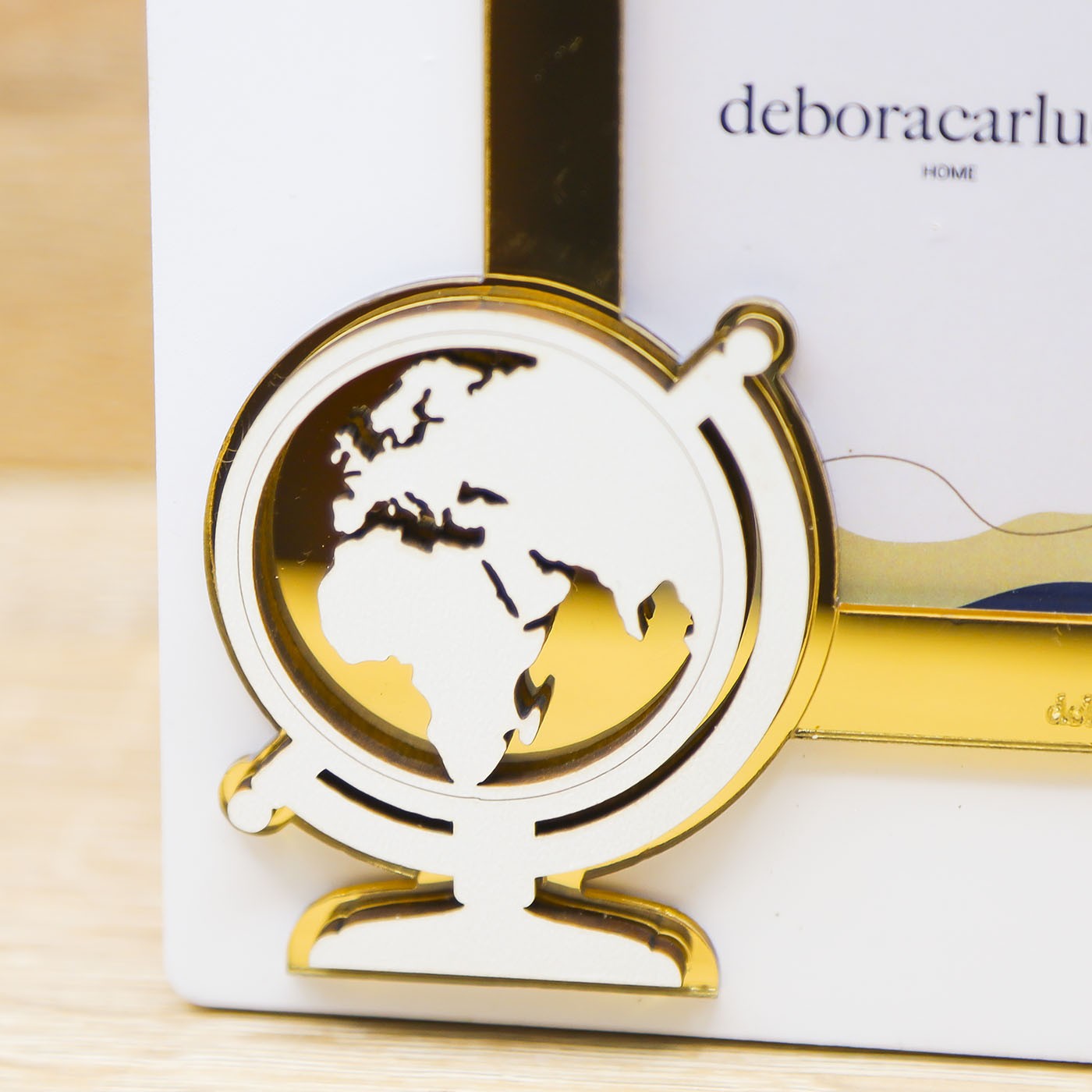Portafoto Mappamondo Oro Debora Carlucci