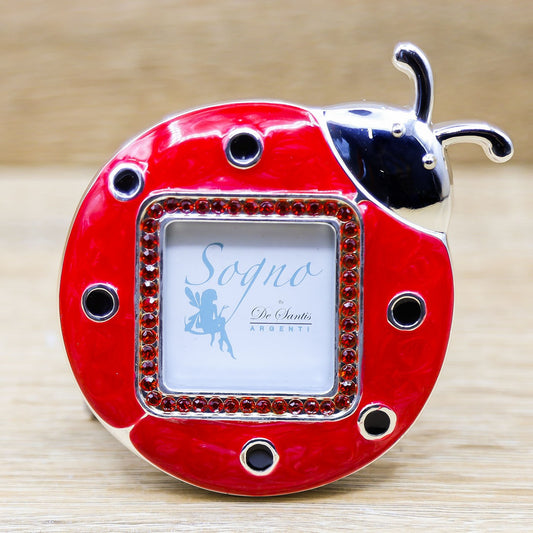 Portafoto Coccinella Rosso De Santis Argenti