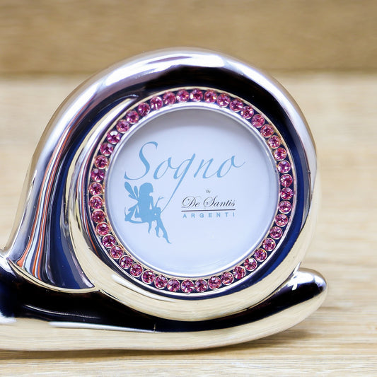 Portafoto Lumaca Rosa De Santis Argenti