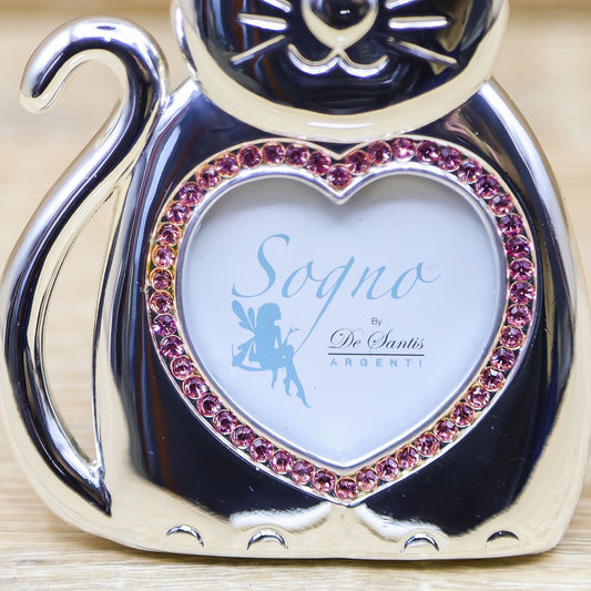 Portafoto Gatto Rosa De Santis Argenti