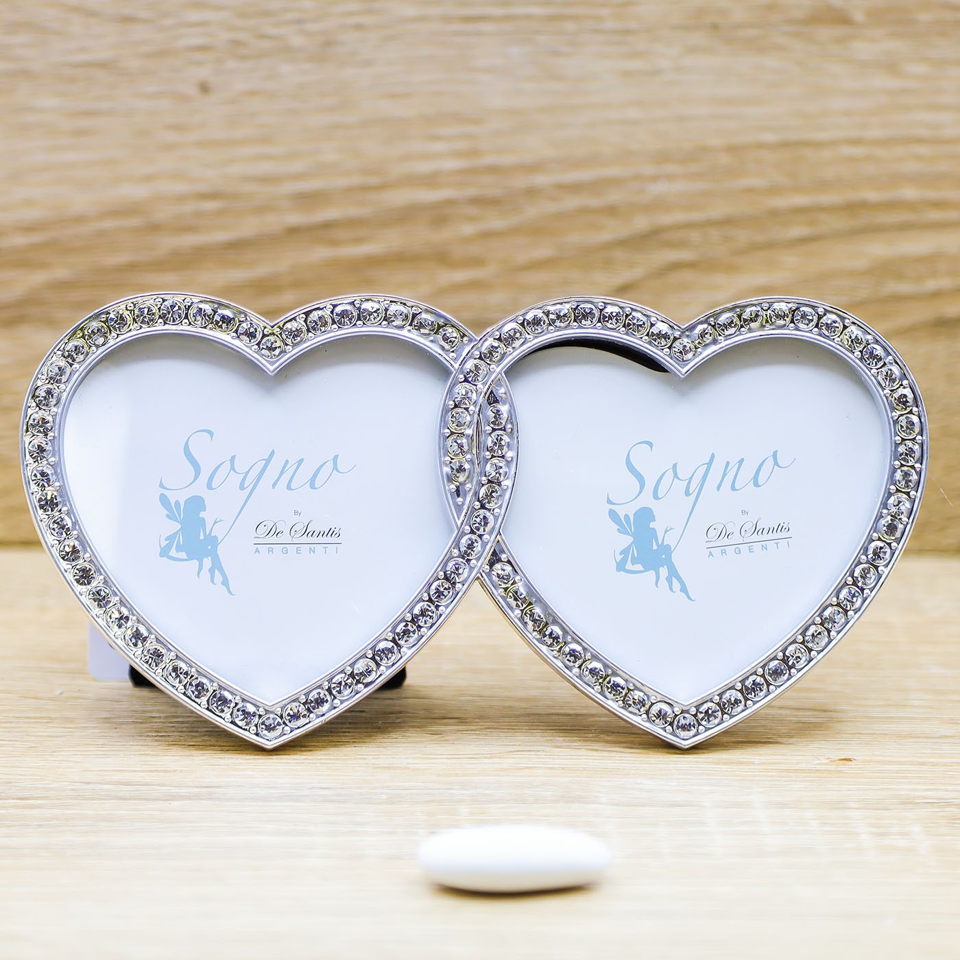 Portafoto Cuori con Strass De Santis Argenti