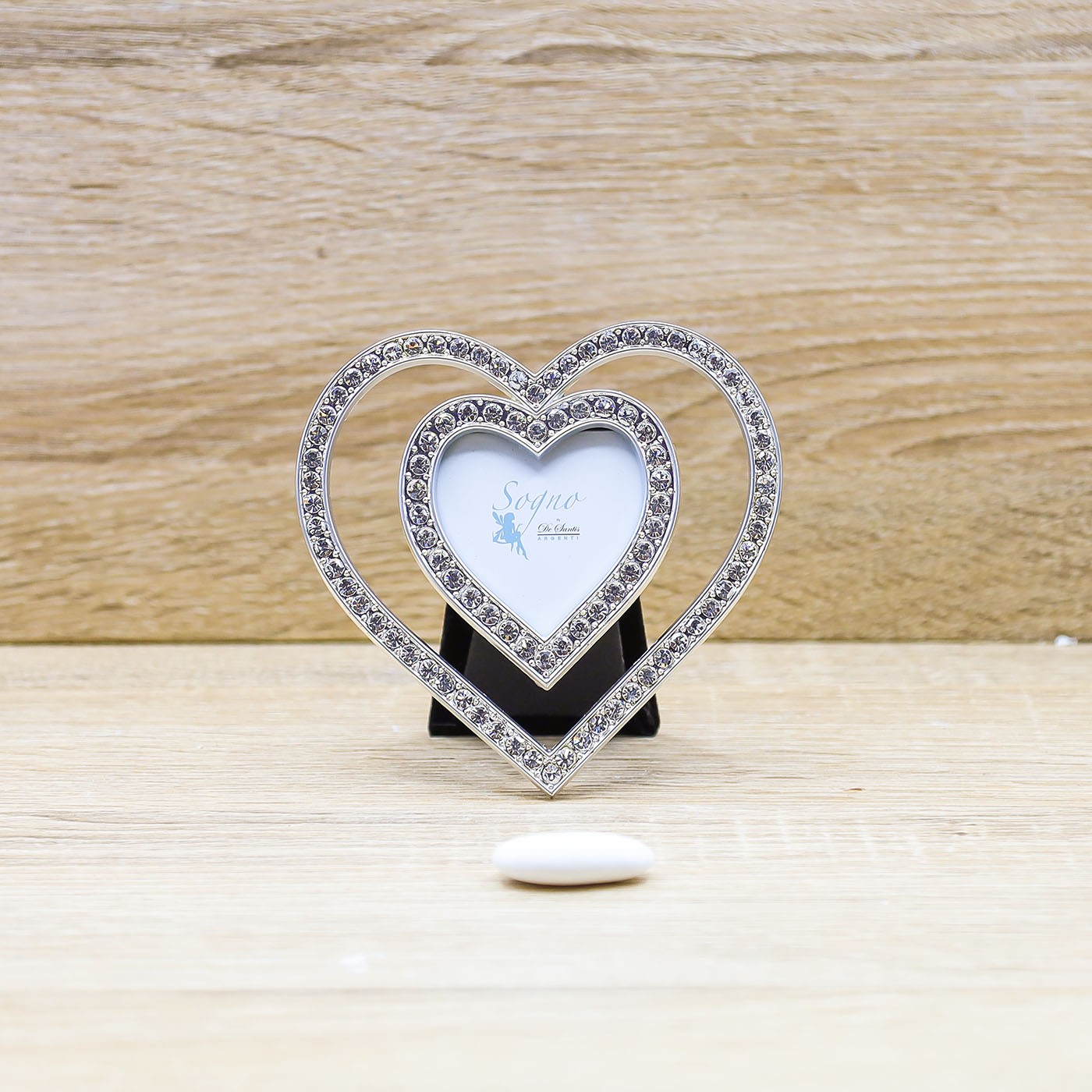 Portafoto Cuore con Strass De Santis Argenti