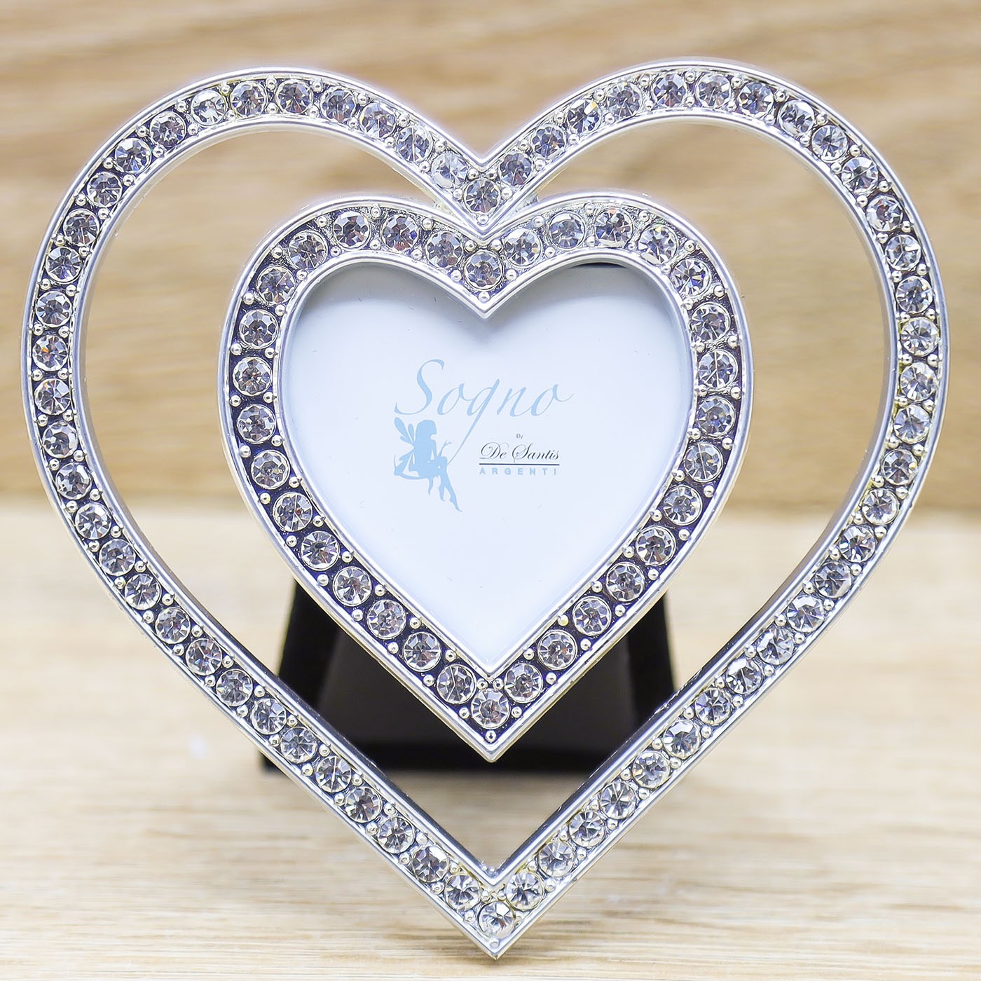 Portafoto Cuore con Strass De Santis Argenti