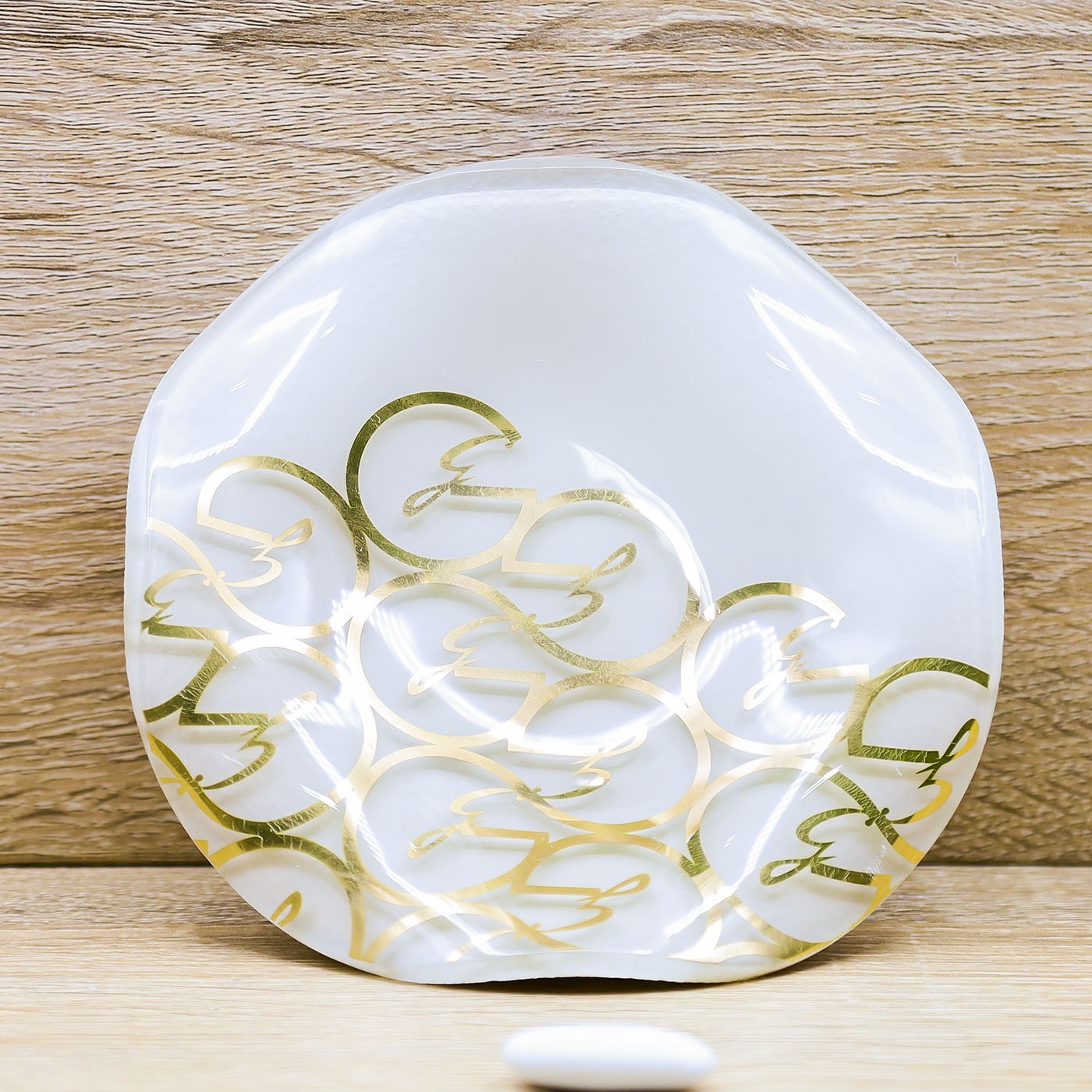 Piatto Ondulato Oro Gattinoni