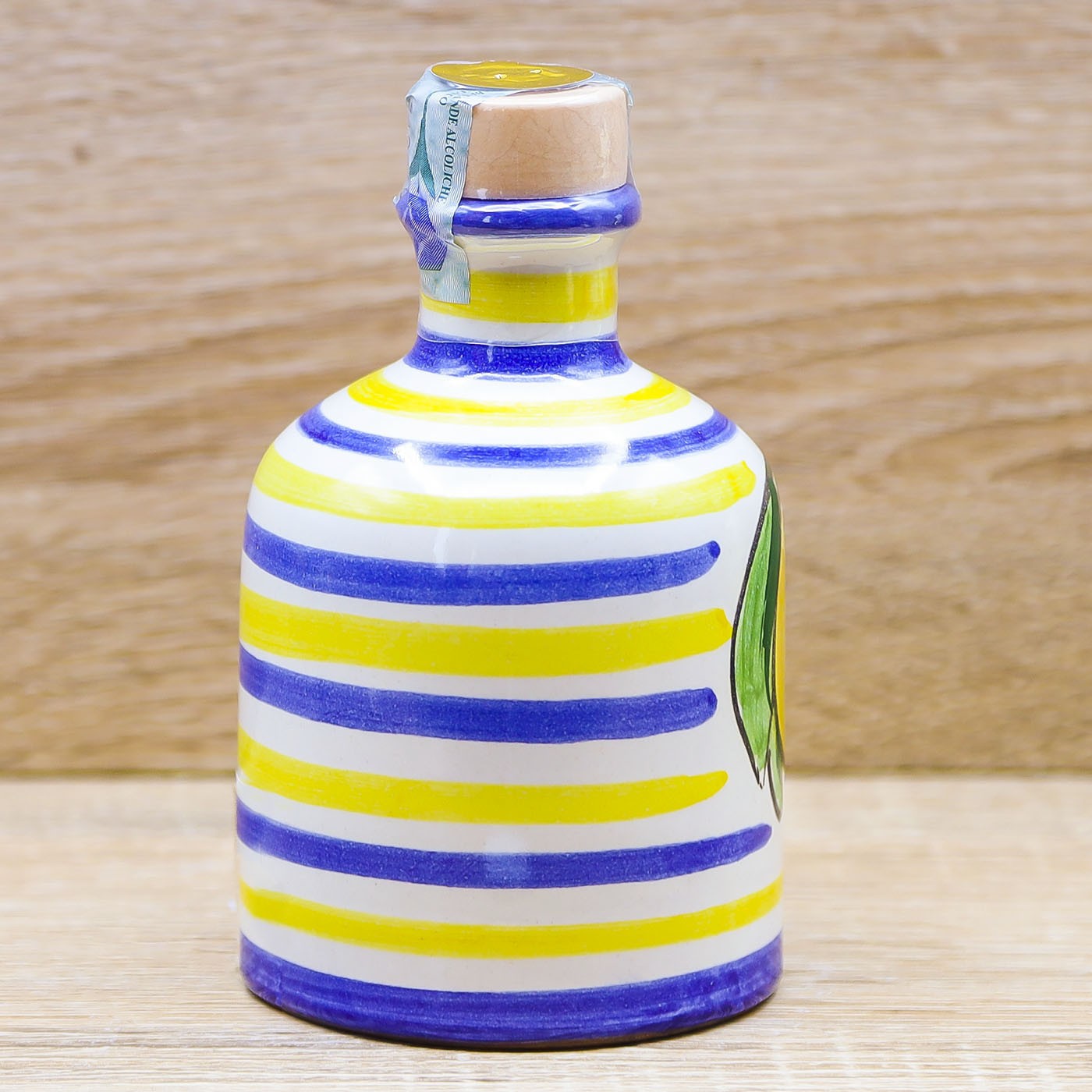 Bottiglia Media Limoncello decoro Vietrese Il Borgo di Vietri