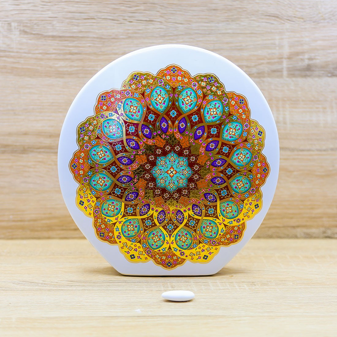 Vaso Tondo "Stelle di Persia" Cuore Matto
