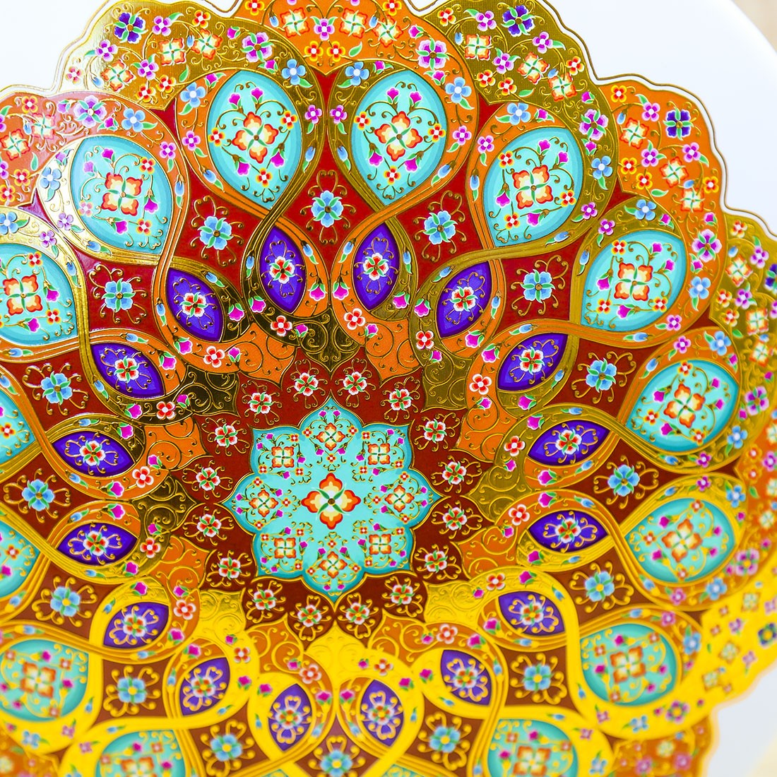 Vaso Tondo "Stelle di Persia" Cuore Matto