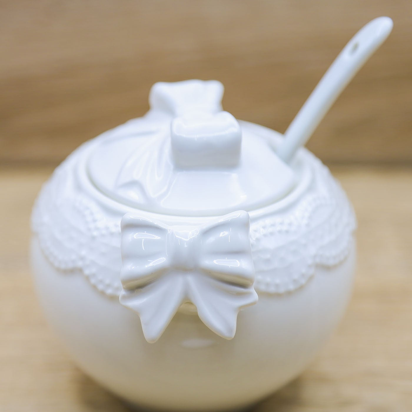 Zuccheriera con Fiocco Mandorle by Paben