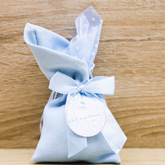 Sacchetto Azzurro Pois Piccolo "Boy" Claraluna