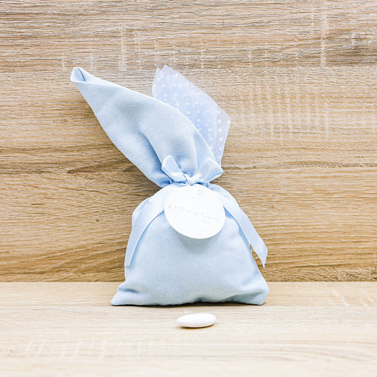 Sacchetto Azzurro Pois Grande "Boy" Claraluna