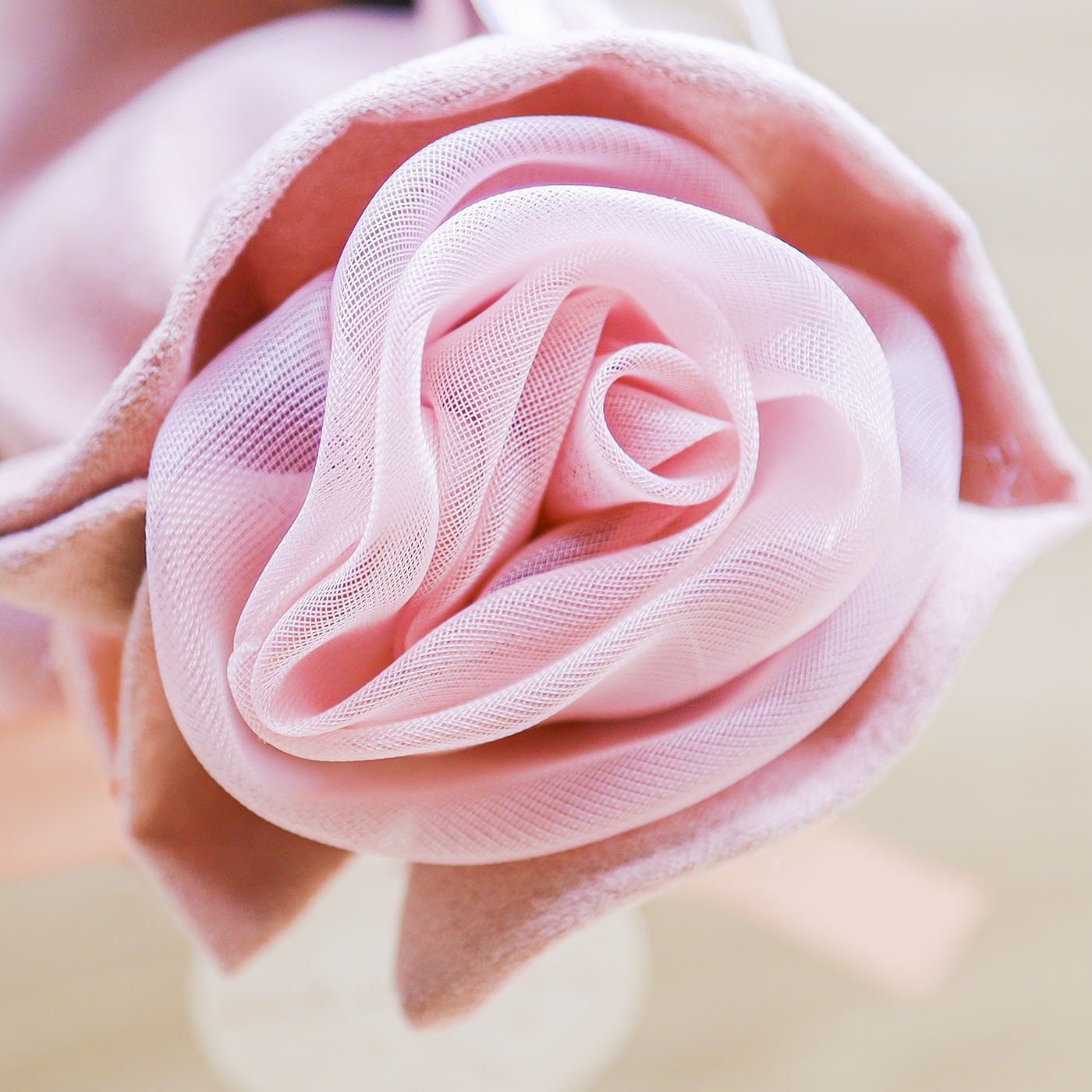 Sacchetto Rosa con Rosa Piccolo "Girl" Claraluna