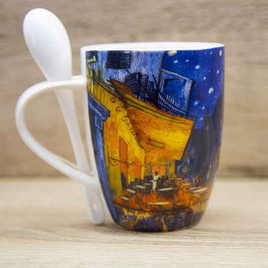 Tazza "Terrazza del Caffè la Sera" di Van Gogh Enesco