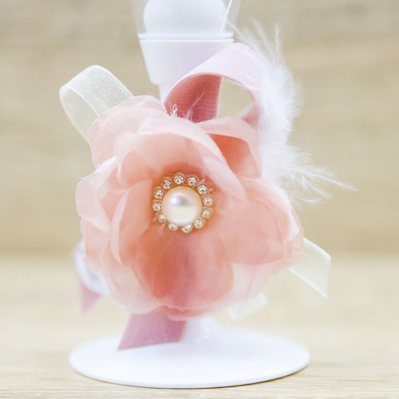Portaconfetti Calice con Fiore Rosa Marilyn Rome