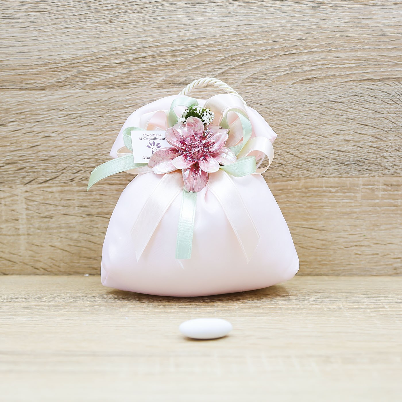Sacchetto con Fiore Porcellana