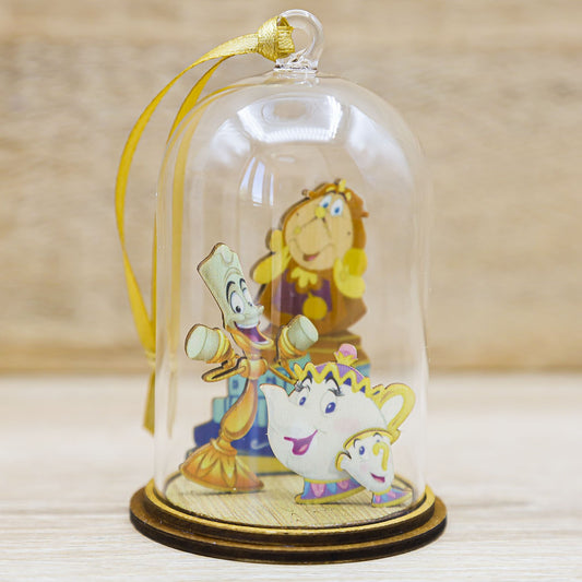 Campana La Bella e la Bestia Disney Traditions