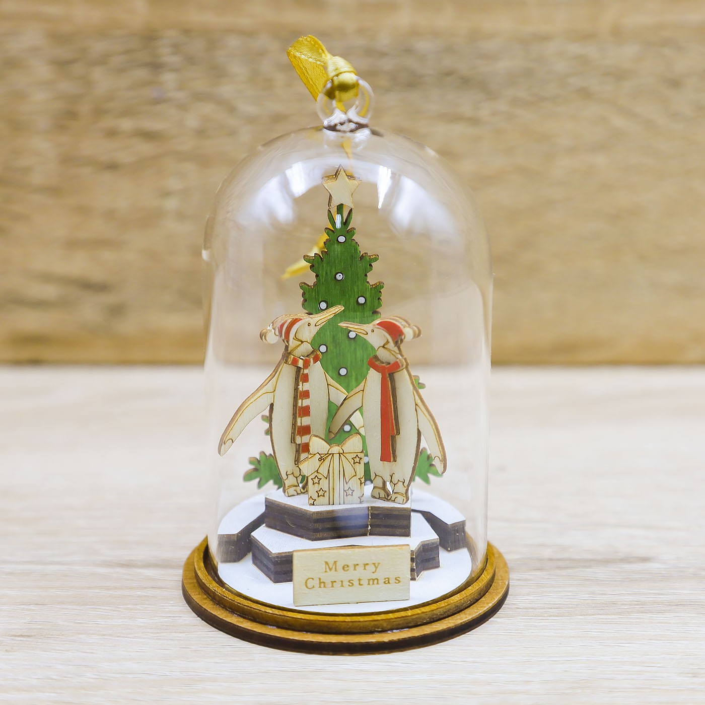 Campana con Pinguini Natalizi Enesco