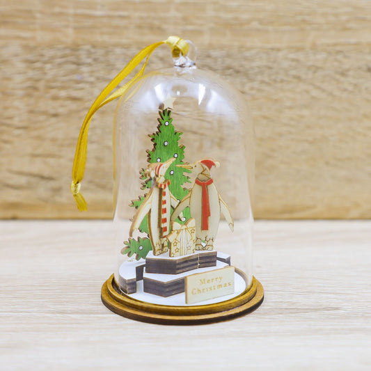 Campana con Pinguini Natalizi Enesco