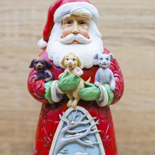 Babbo Natale con Cagnolini Enesco