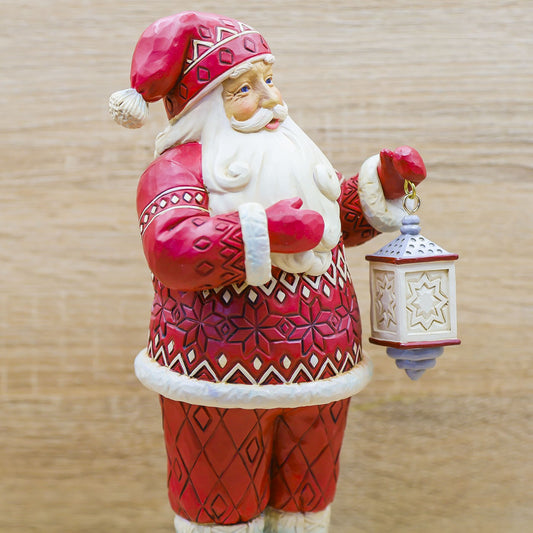 Babbo Natale con Lanterna Enesco