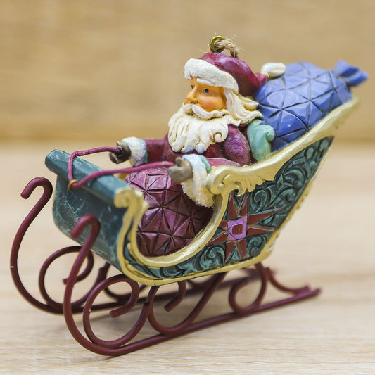 Babbo Natale con Slitta Enesco