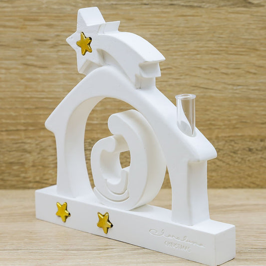 Profumatore Capanna con Sacra Famiglia Claraluna