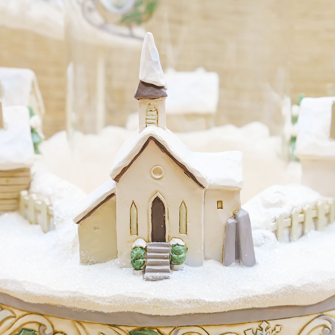 Portacandela con Babbo Natale su Slitta Enesco