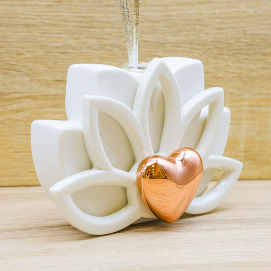 Profumatore Fiore di Loto Oro Rosa Grande Claraluna