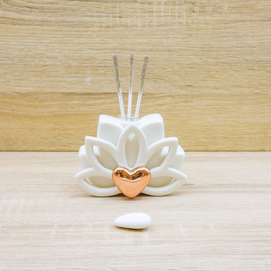 Profumatore Fiore di Loto Oro Rosa Claraluna