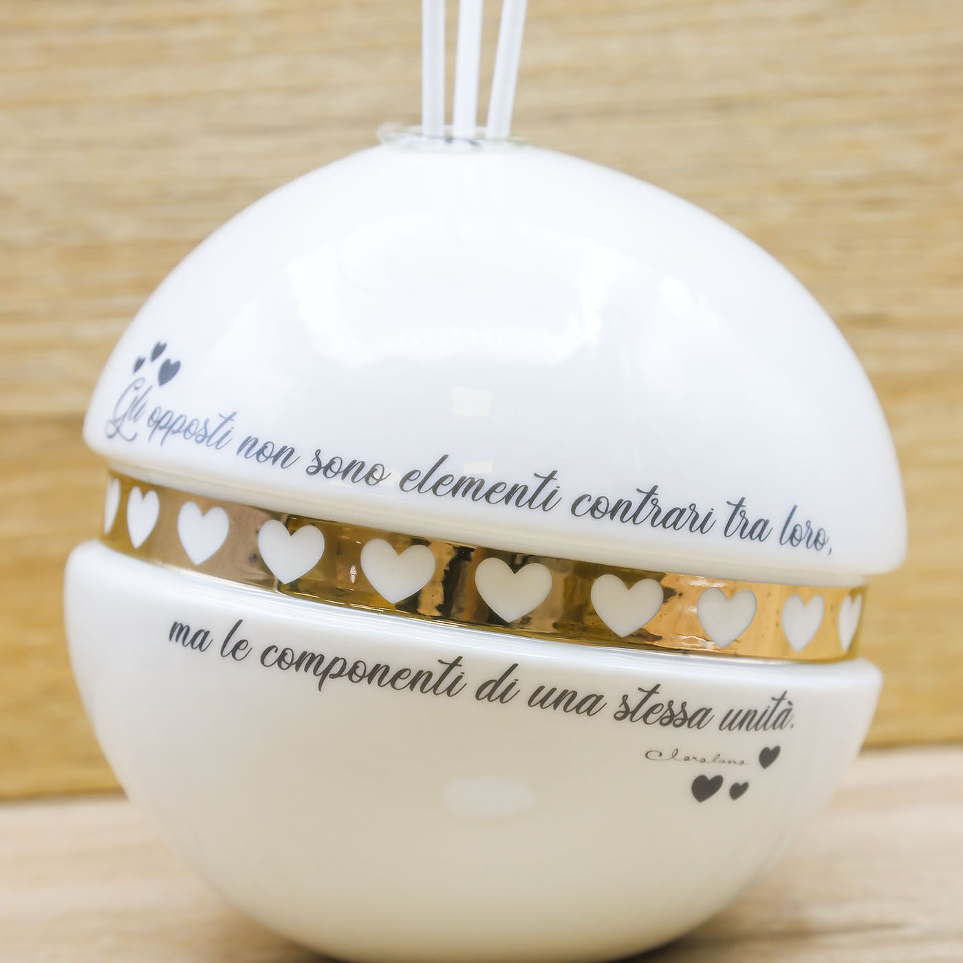 Profumatore Mappamondo Grande con Frase Claraluna