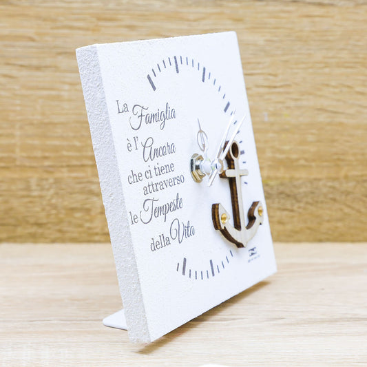 Orologio "Famiglia" con Ancora Negó