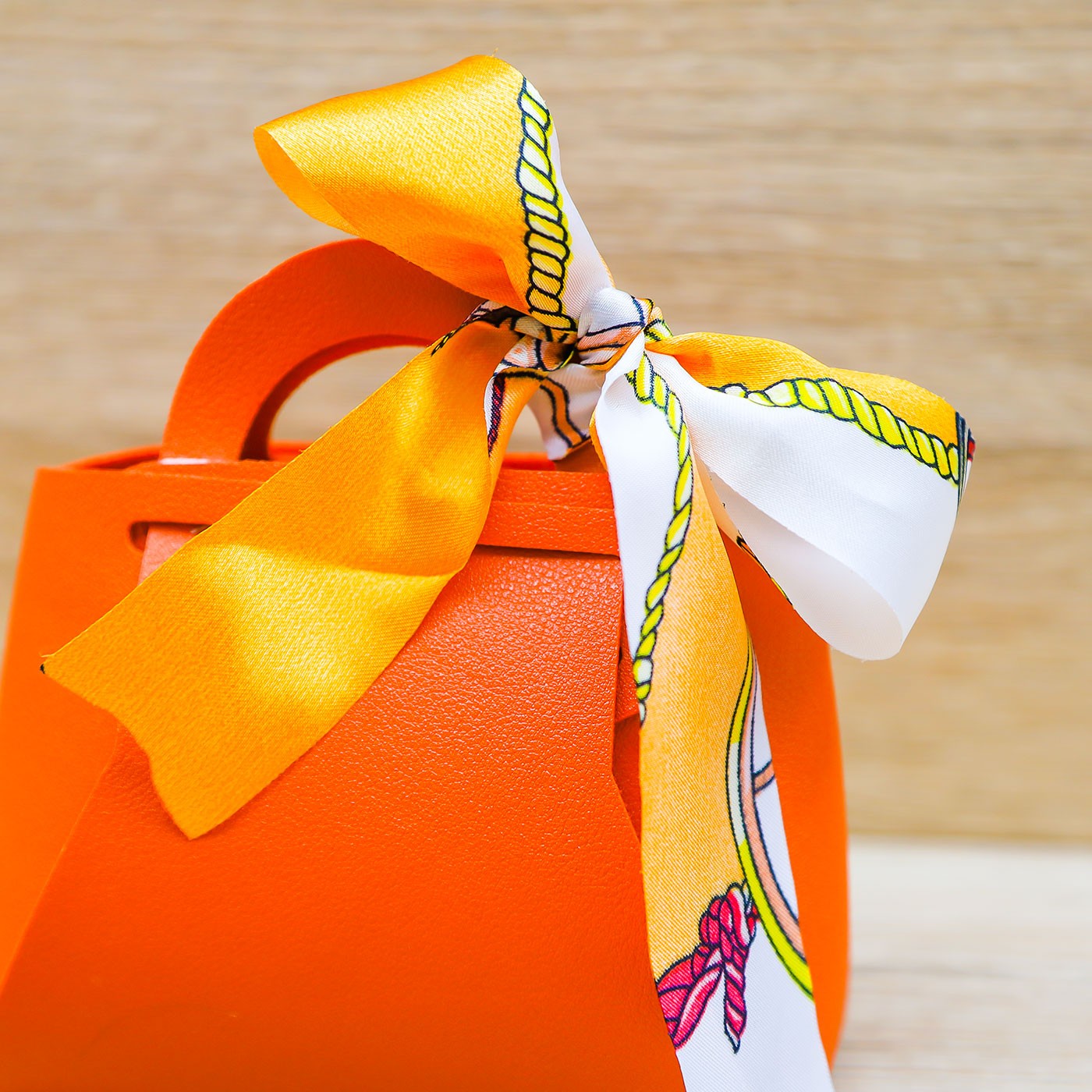 Portaconfetti Borsetta Arancio Madrhélen