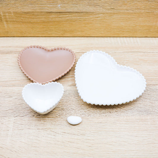 Tris Piatti Bianchi e Tortora Claraluna