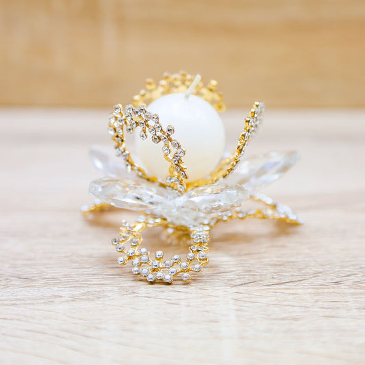 Portacandele Oro Piccolo Debora Carlucci