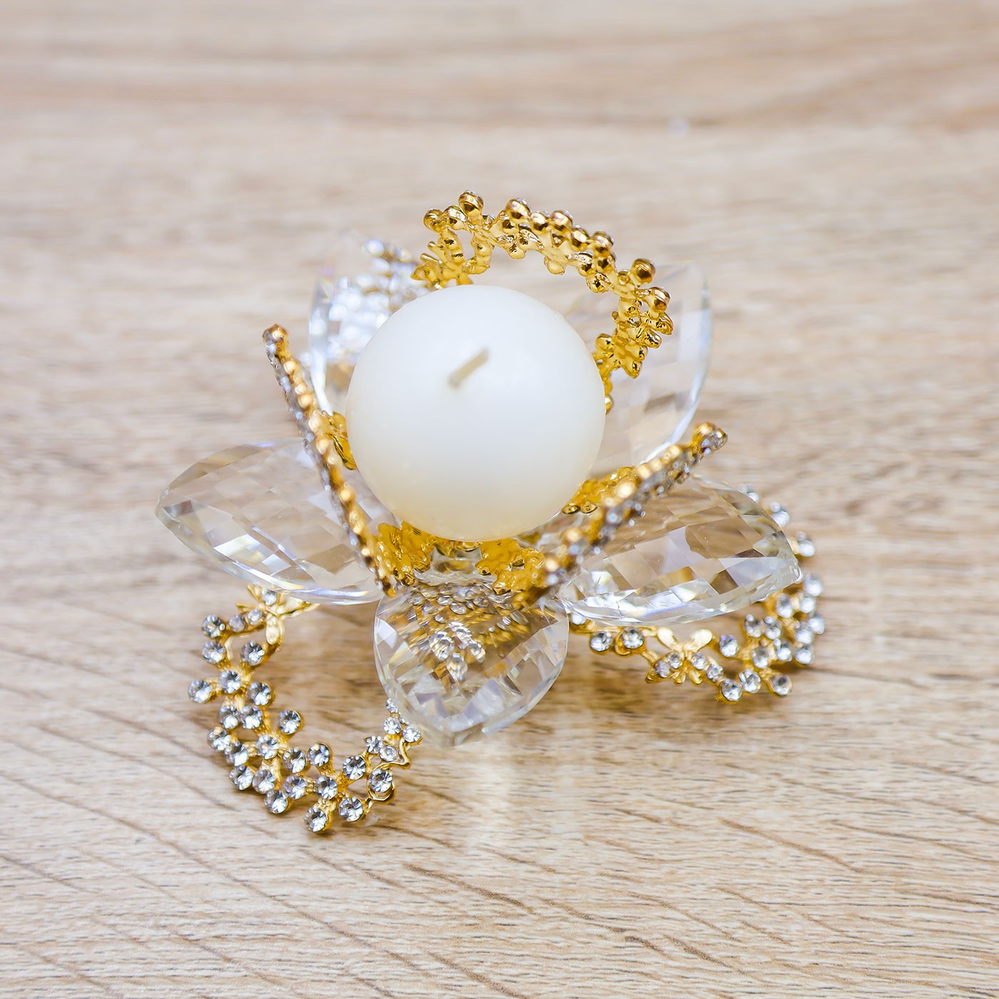 Portacandele Oro Piccolo Debora Carlucci