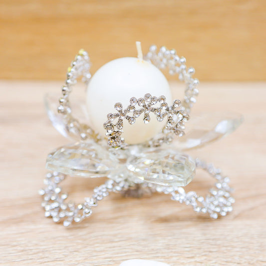 Portacandele Argento Medio Debora Carlucci