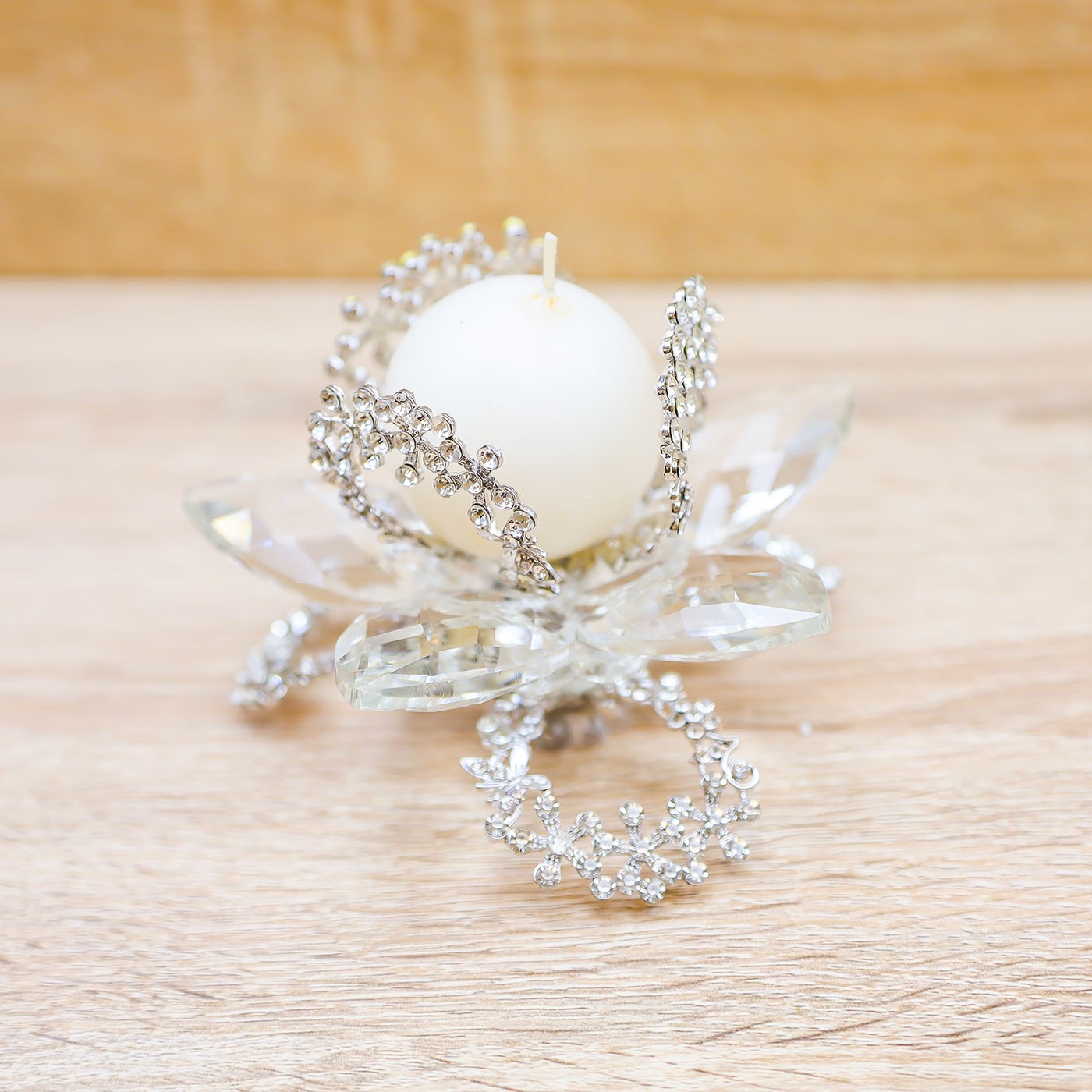 Portacandele Argento Medio Debora Carlucci