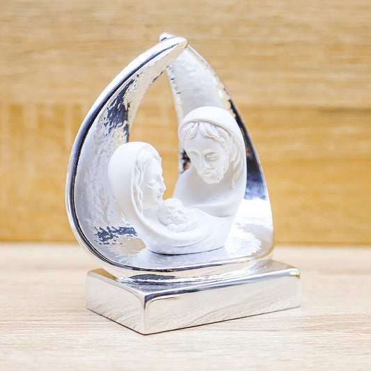 Sacra Famiglia Base Argento Lully Argenti