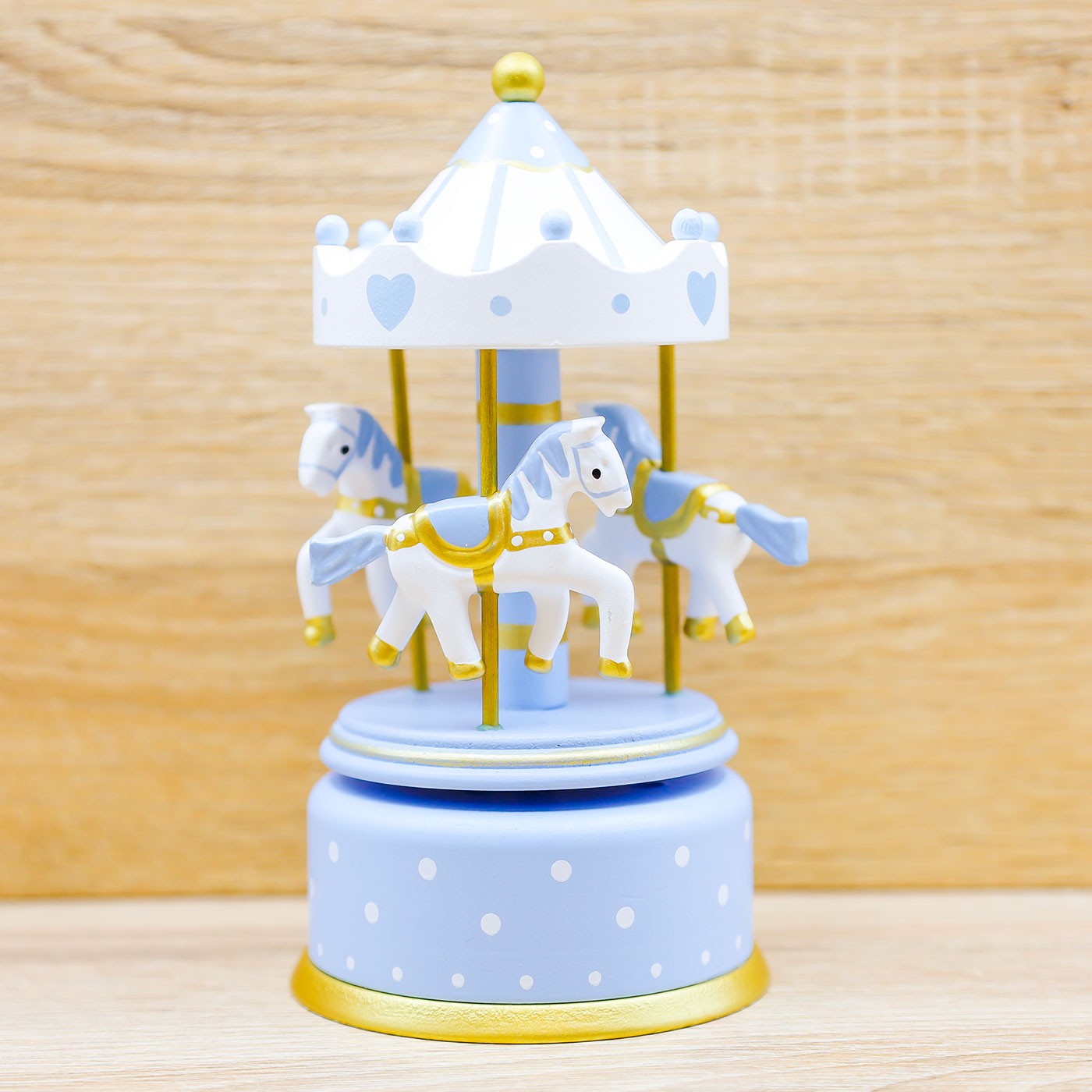 Carillon Giostra Azzurro e Bianco Encantada